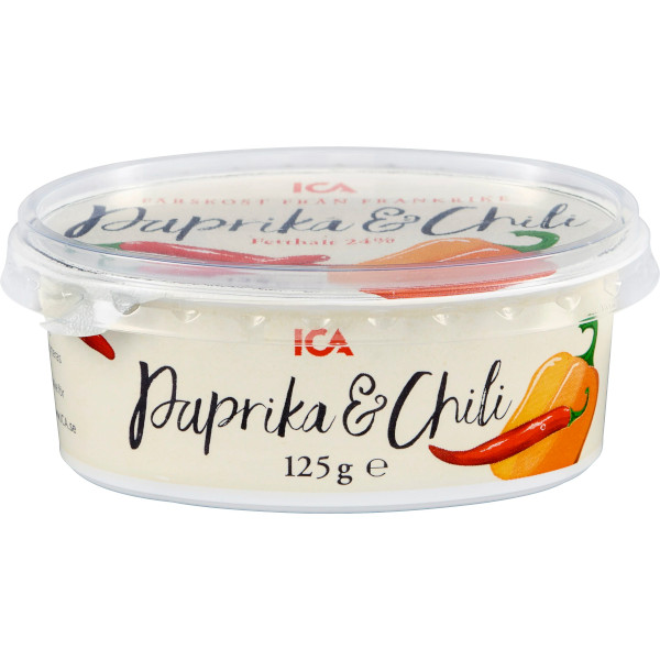 ICA Färskost Paprika/Chili