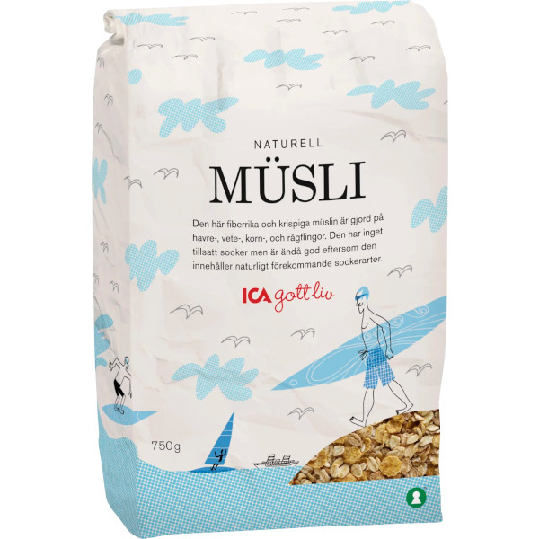 ICA Gott Liv Müsli Naturell