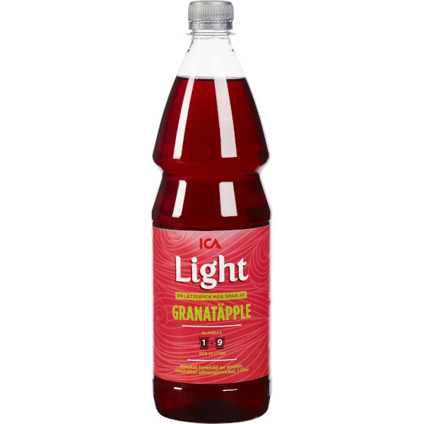 ICA Lättdryck Light Granatäpple