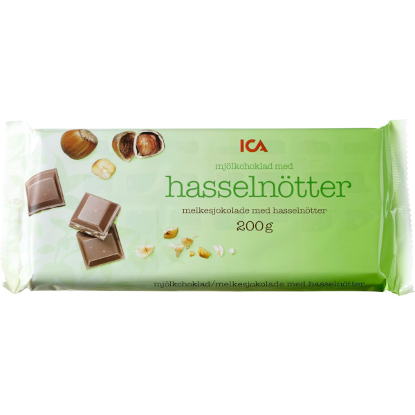 ICA Mjölkchoklad Hasselnötter