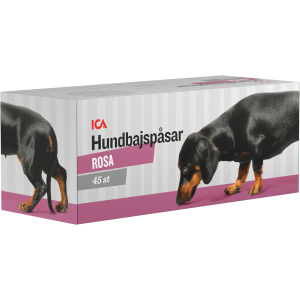 ICA Hundbajspåsar Rosa