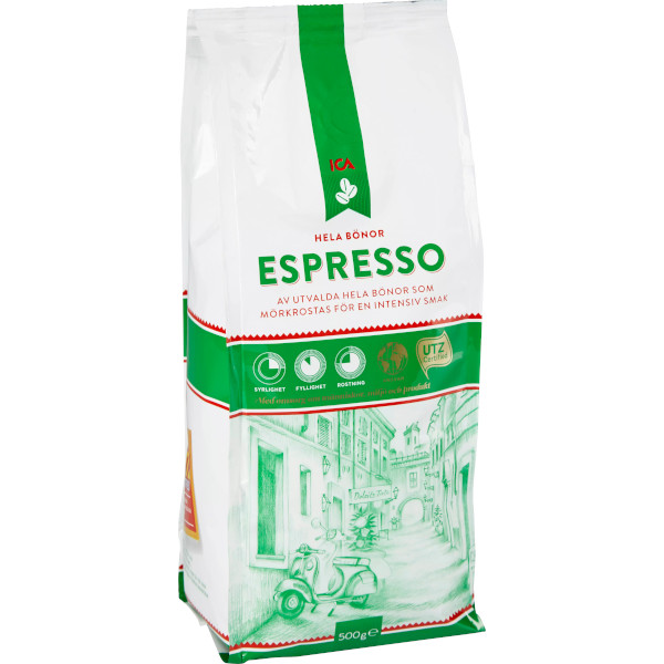 ICA Kaffe Espresso Hela Bönor