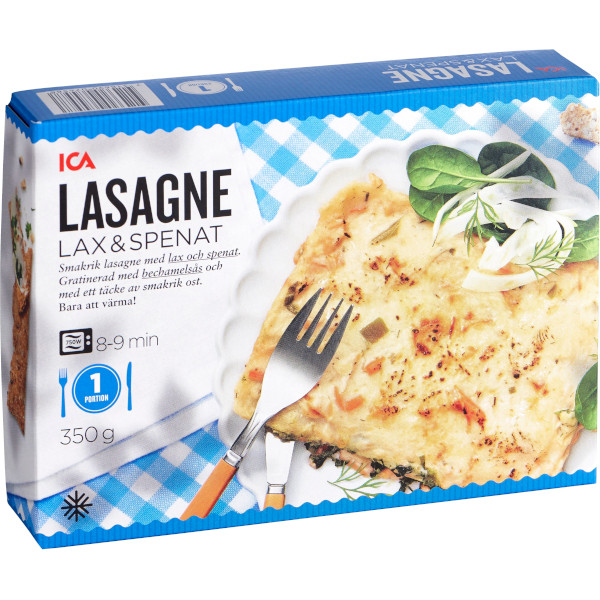 ICA Lasagne Lax & Spenat