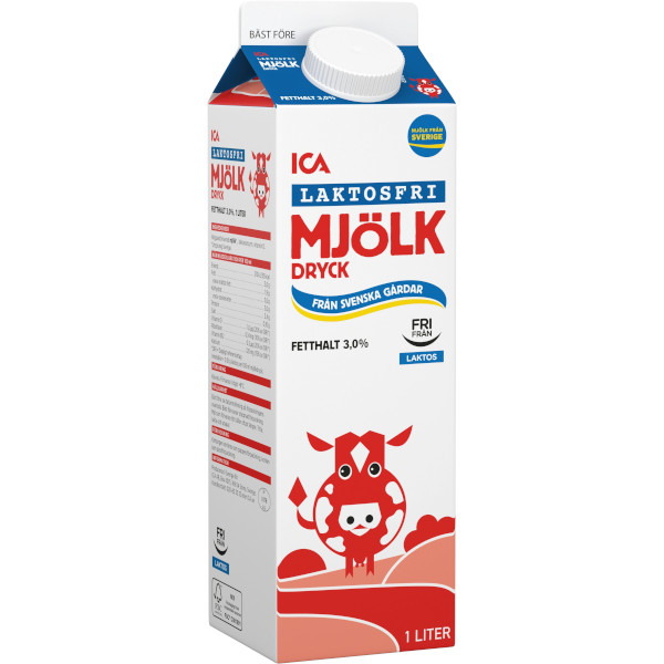 ICA Mjölkdryck Laktosfri