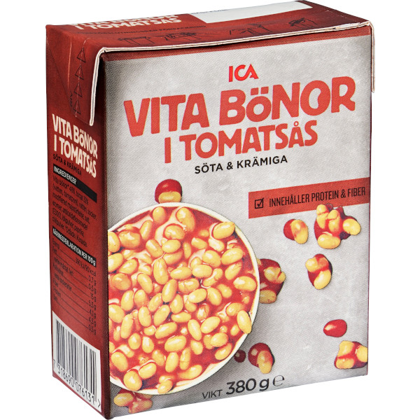 ICA Vita Bönor Tomatsås