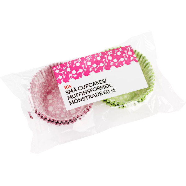 ICA Cupcakes/Muffinsformar Små Mönstrade