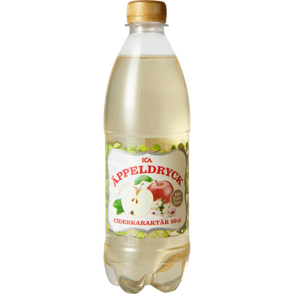 ICA Äppeldryck Ciderkaraktär