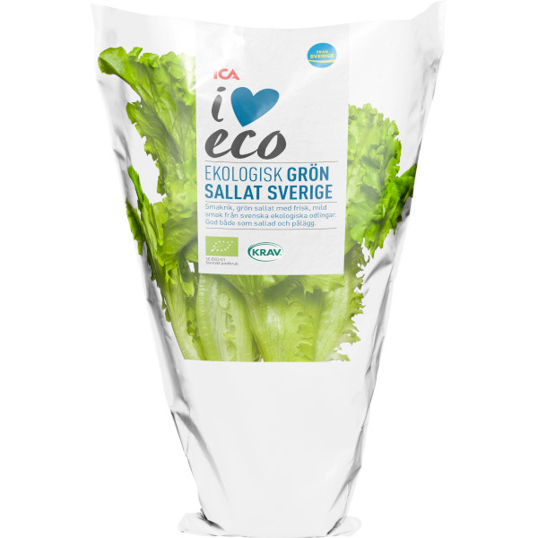 ICA I Love Eco Grön Sallat Ekologisk