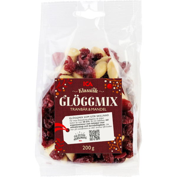 ICA Glöggmix Tranbär & Mandel