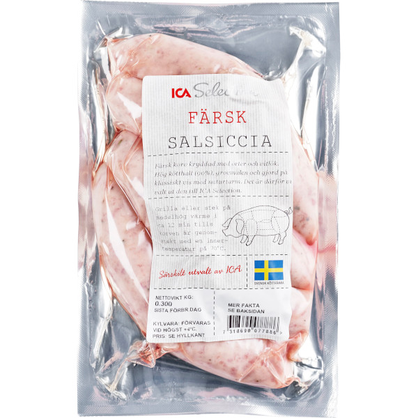 ICA Selection Salsiccia Färsk