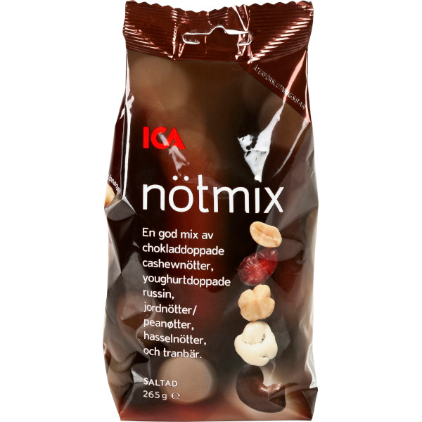 ICA Nötmix Choklad/Yoghurt/Naturella