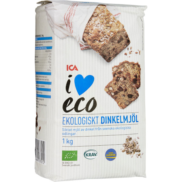ICA I Love Eco Dinkelmjöl Ekologiskt
