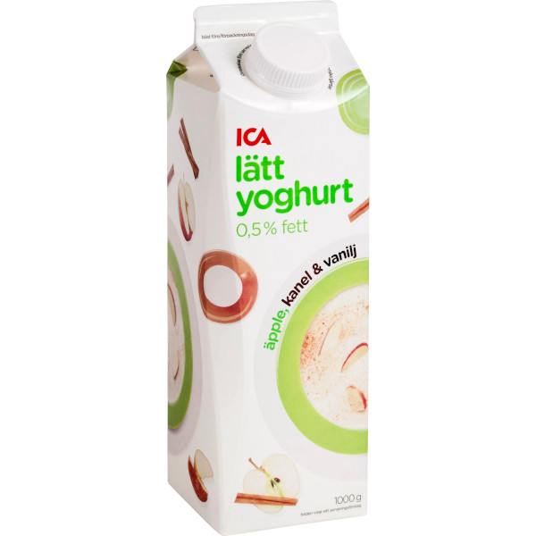 ICA Lättyoghurt Äpple/Kanel/Vanilj