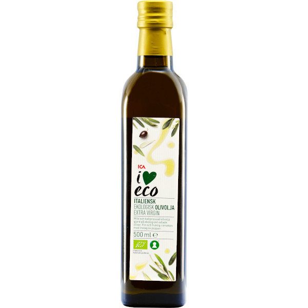 ICA I Love Eco Olivolja Italiensk Extra Virgin Ekologisk