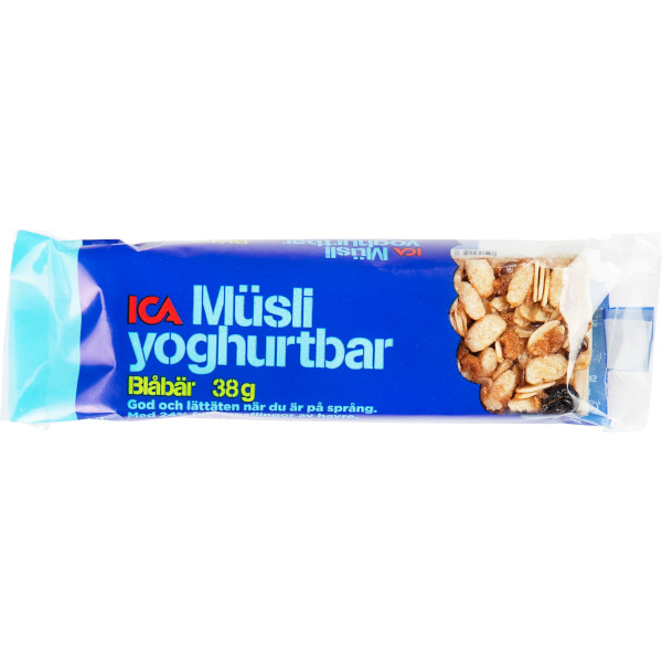 ICA Müsli Yoghurtbar Blåbär