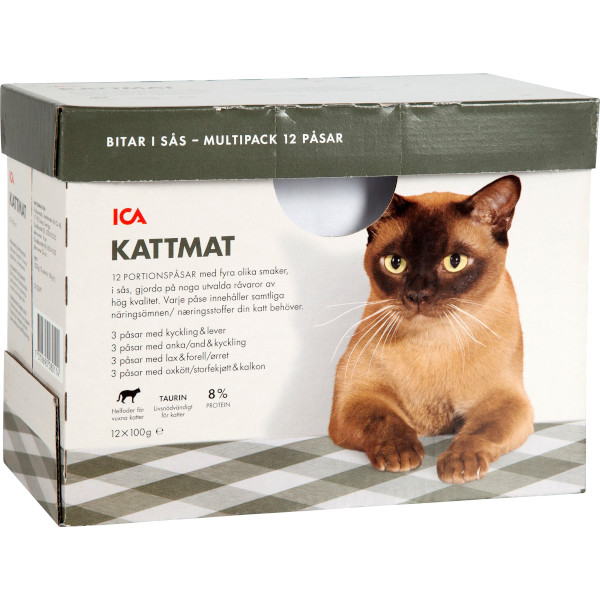 ICA Kattmat Bitar I Sås Mixpack
