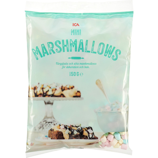 ICA Marshmallows Mini Färgade