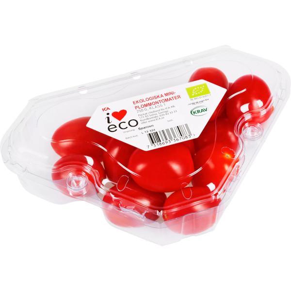 ICA I Love Eco Miniplommontomater Ekologiska
