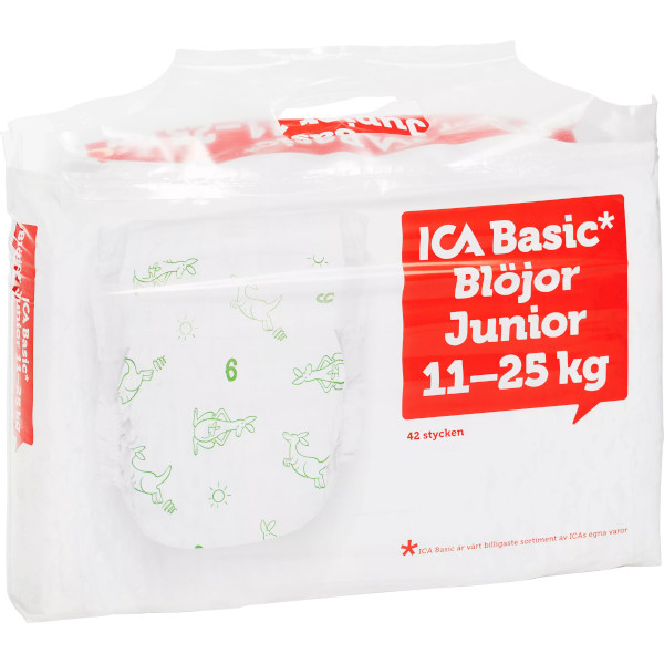ICA Basic Blöjor Junior 11-25kg