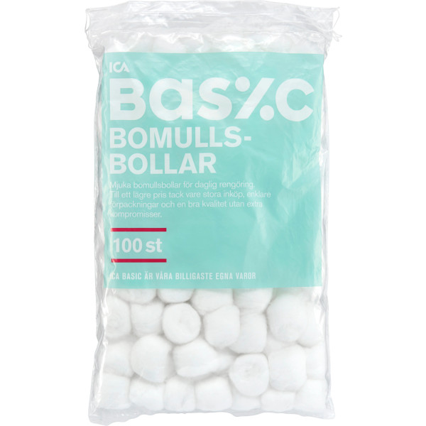 ICA Basic Bomullsbollar