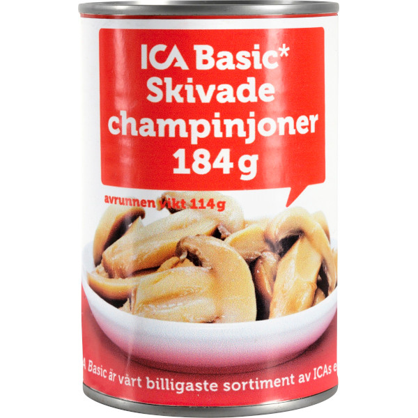 ICA Basic Champinjoner Skivade