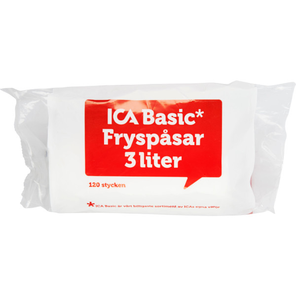 ICA Basic Fryspåsar 3L