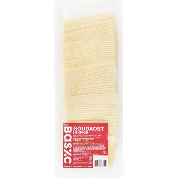 ICA Basic Goudaost Skivor