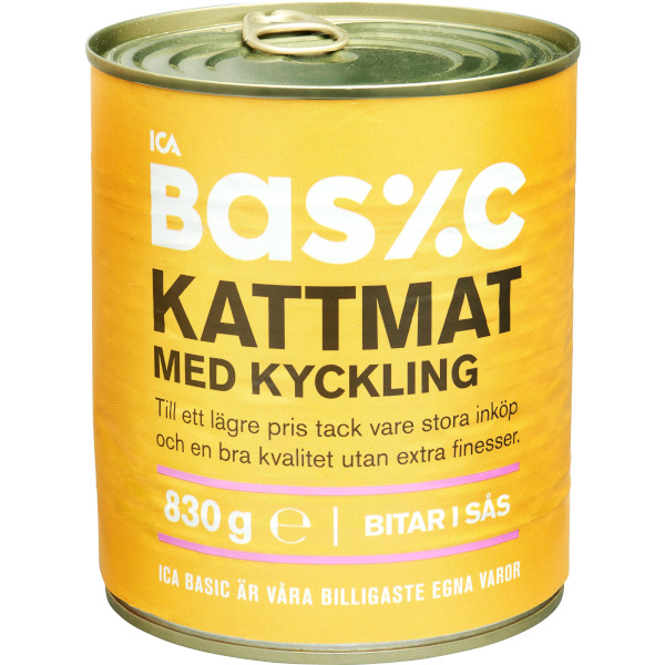 ICA Basic Kattmat Bitar I Sås Kyckling