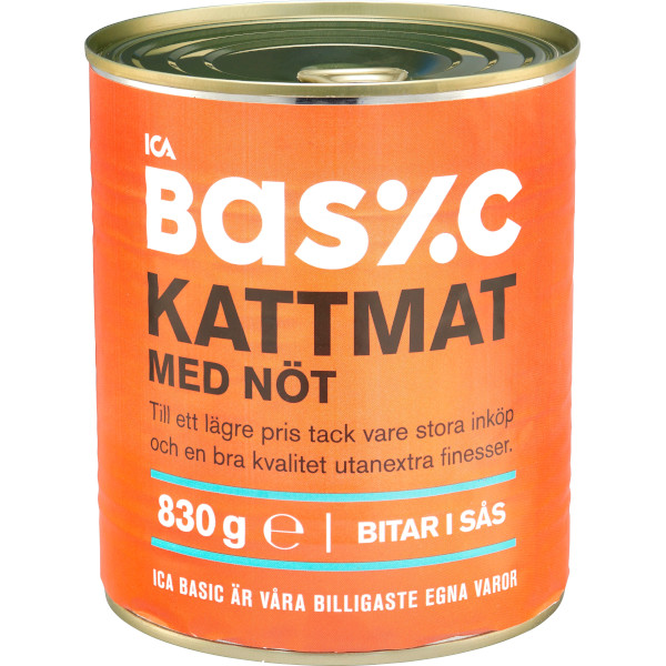 ICA Basic Kattmat Bitar I Sås Nöt