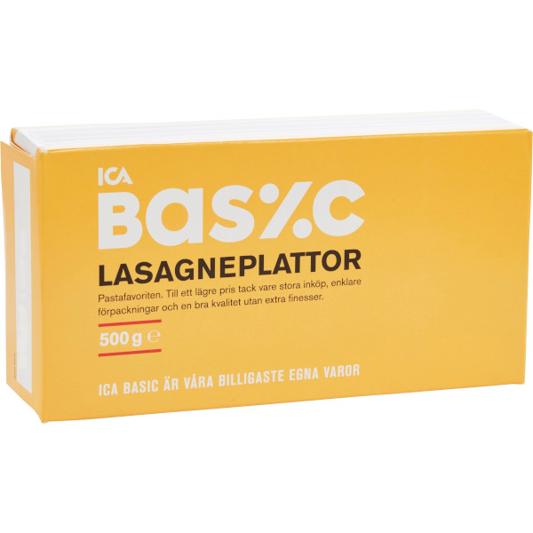 ICA Basic Lasagneplattor