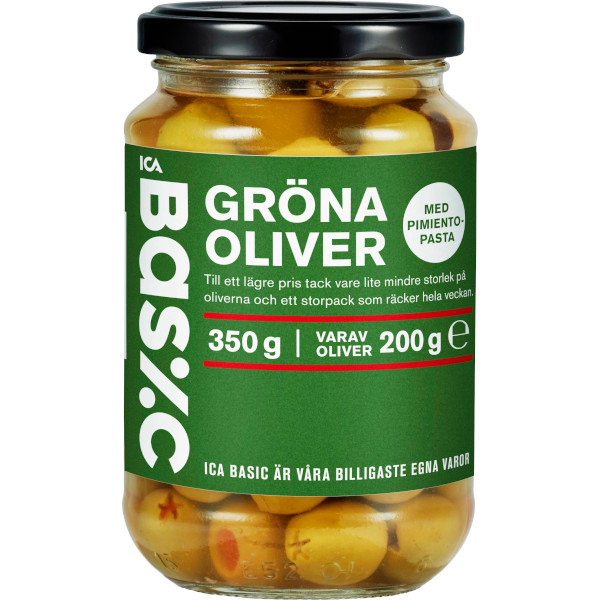 ICA Basic Gröna Oliver Pimiento
