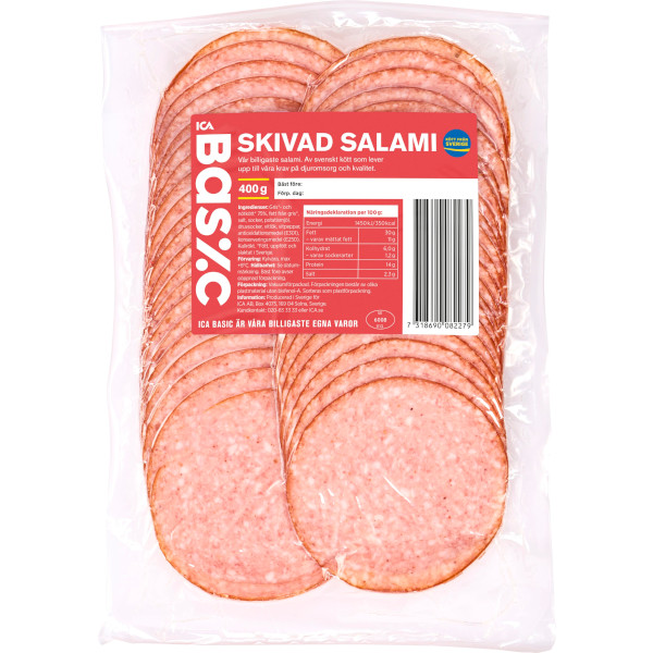 ICA Basic Salami Skivor