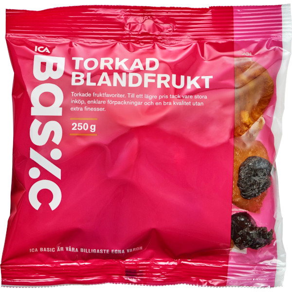 ICA Basic Torkad Blandfrukt