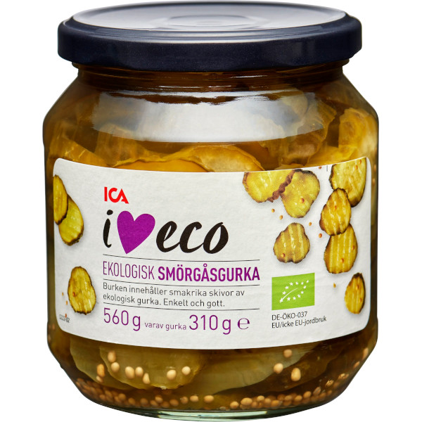 ICA I Love Eco Smörgåsgurka Ekologisk
