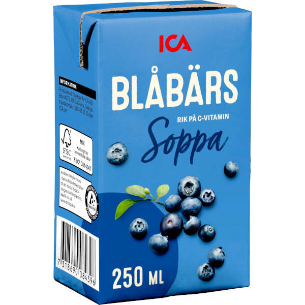 ICA Blåbärssoppa