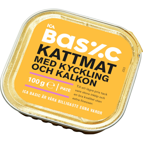 ICA Basic Kattmat Paté Kyckling & Kalkon
