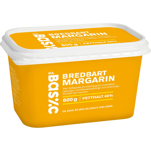 ICA Basic Margarin Bredbart