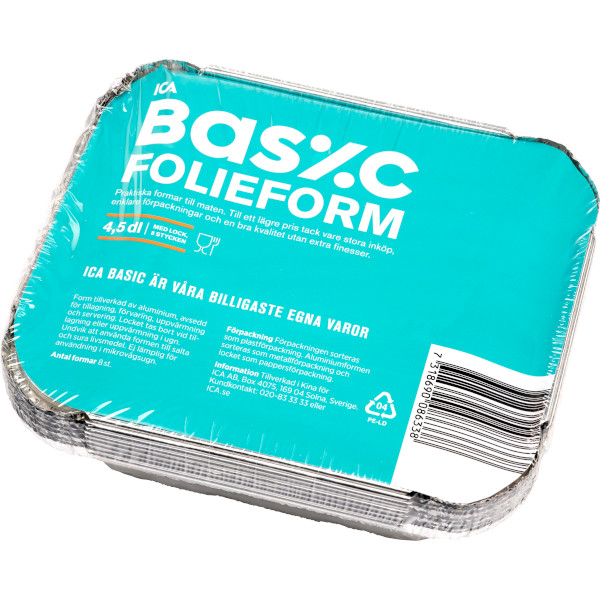 ICA Basic Folieform 4,5dl