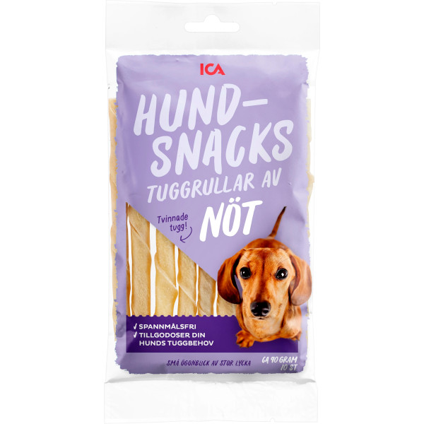 ICA Hundsnacks Tuggrullar Nöt