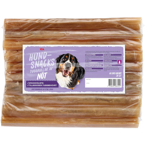 ICA Hundsnacks Tuggrullar Nöt