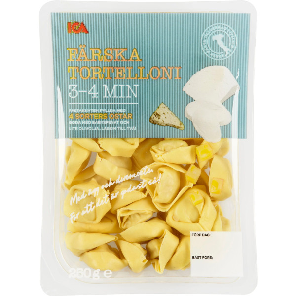 ICA Tortelloni 4 Sorters Ostar