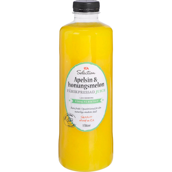 ICA Selection Färskpressad Juice Apelsin & Honungsmelon