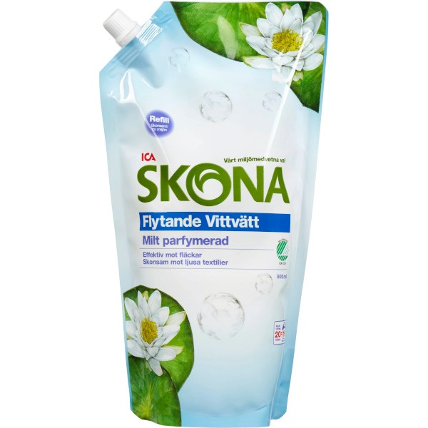 ICA Skona Tvättmedel Flytande Vittvätt