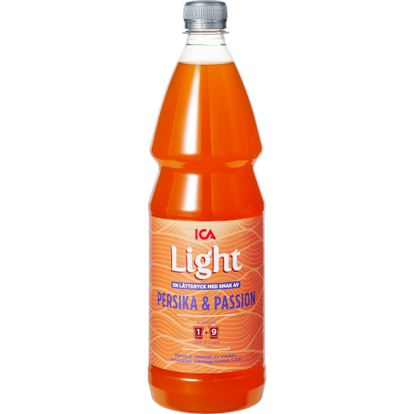 ICA Lättdryck Light Persika & Passion
