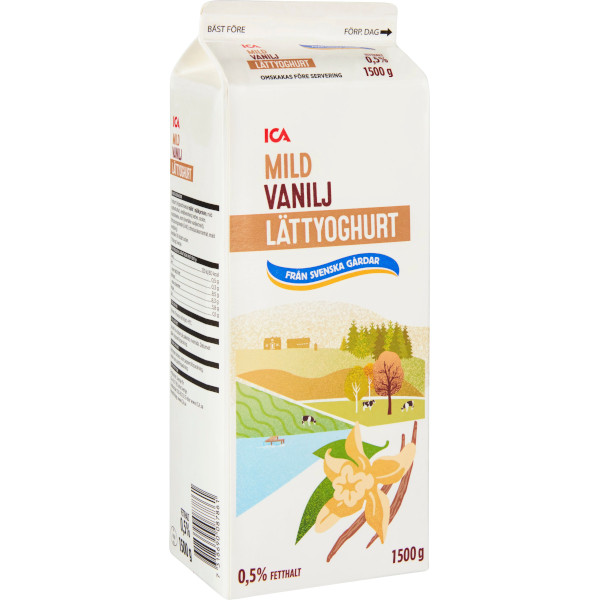 ICA Lättyoghurt Vanilj