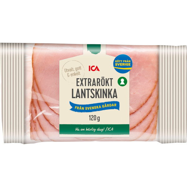 ICA Lantskinka Extrarökt