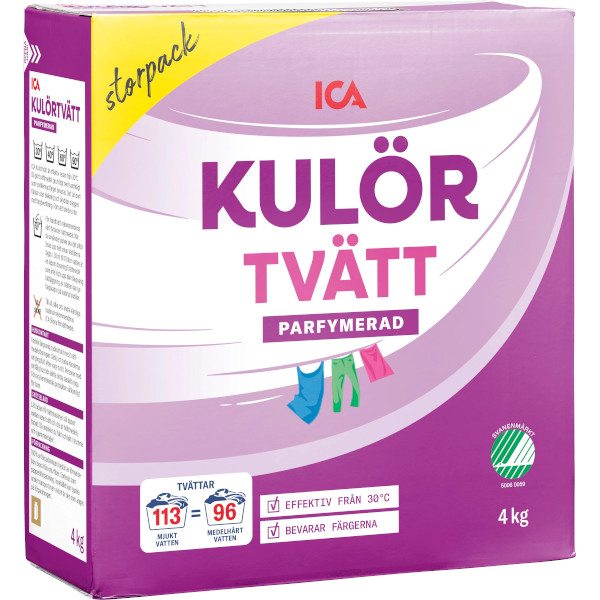 ICA Tvättmedel Kulörtvätt Parfymerad