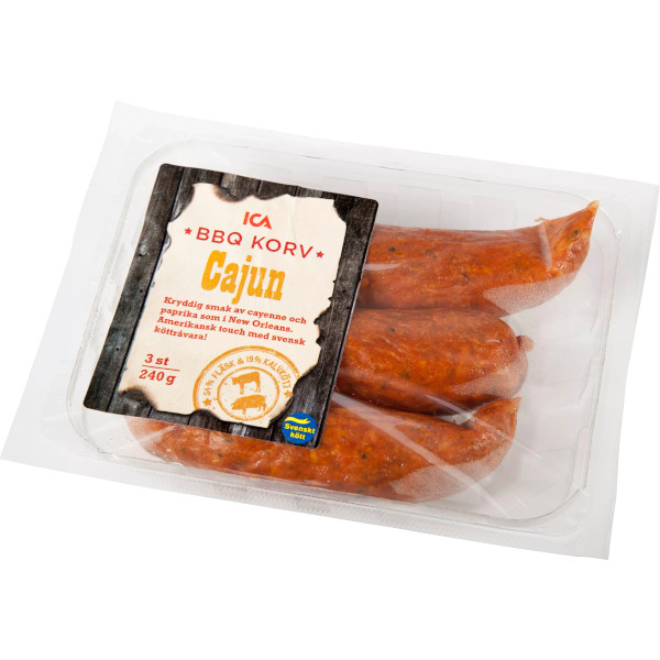 ICA BBQ Korv Cajun