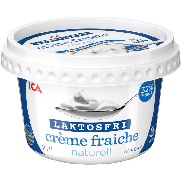 ICA Crème Fraiche Naturell Laktosfri