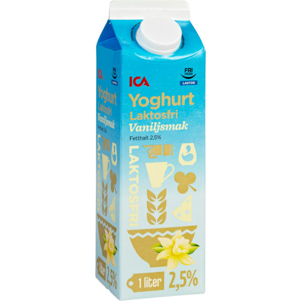 ICA Yoghurt Vaniljsmak Laktosfri